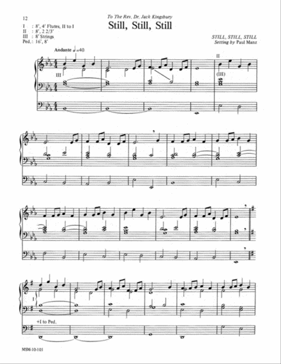 Improvisations for the Christmas Season, Set 2 Organ scores gallery preview page 6