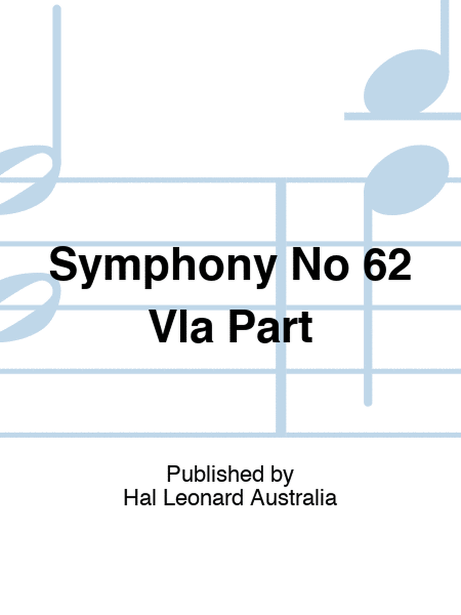 Haydn - Symphony No 62 Viola Part