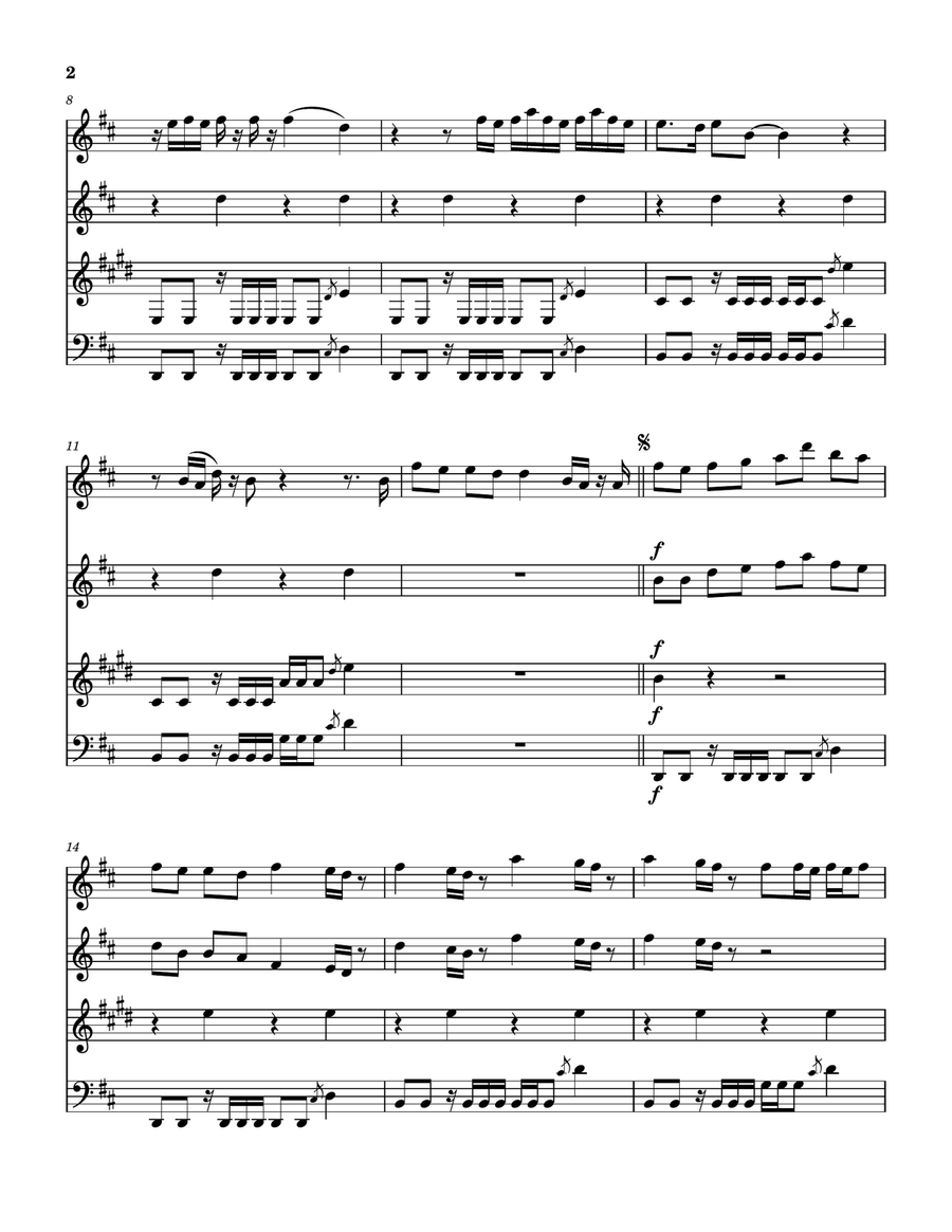 Hurt Woodwind Quartet scores gallery preview page 3