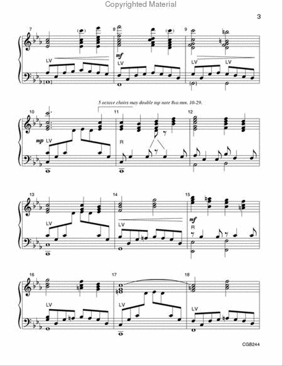 What Wondrous Love Is This Handbell Choir scores gallery preview page 3