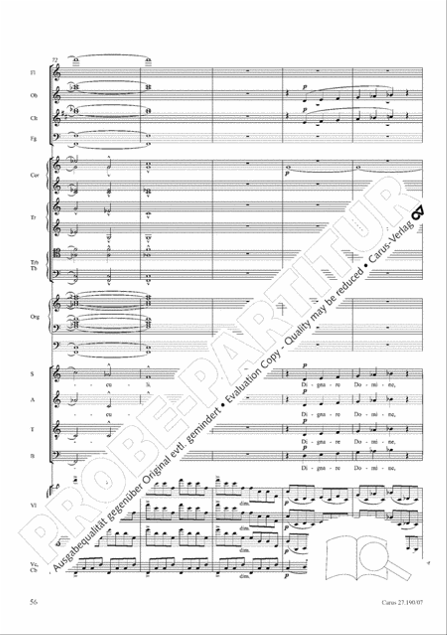 Te Deum Te Deum 4-Part scores gallery preview page 64