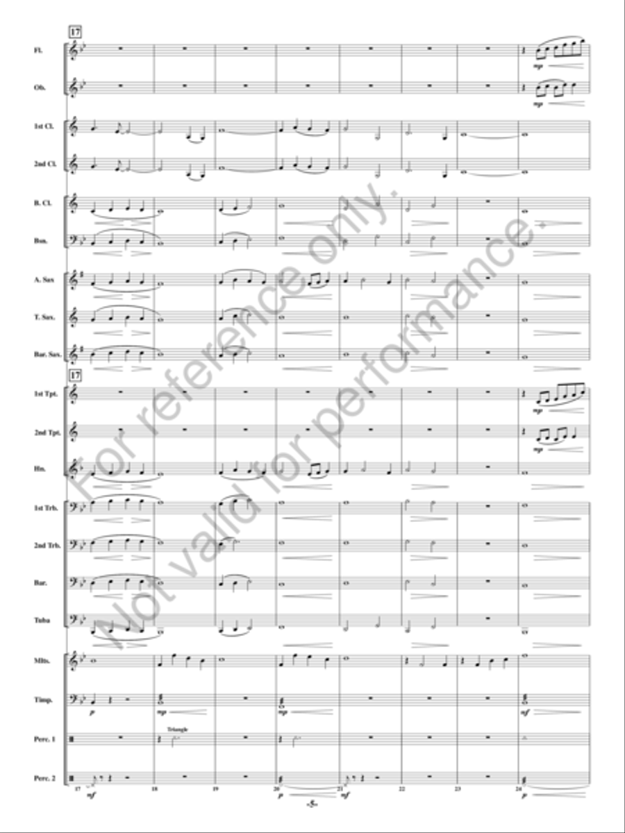 Blue Blue Concert Band scores gallery preview page 4