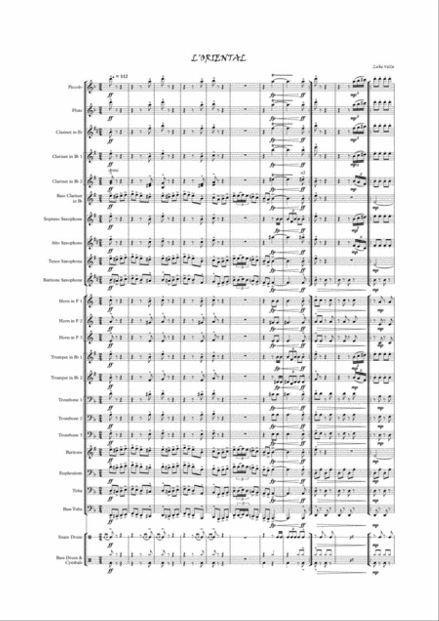 L'Oriental Marching Band scores gallery preview page 2