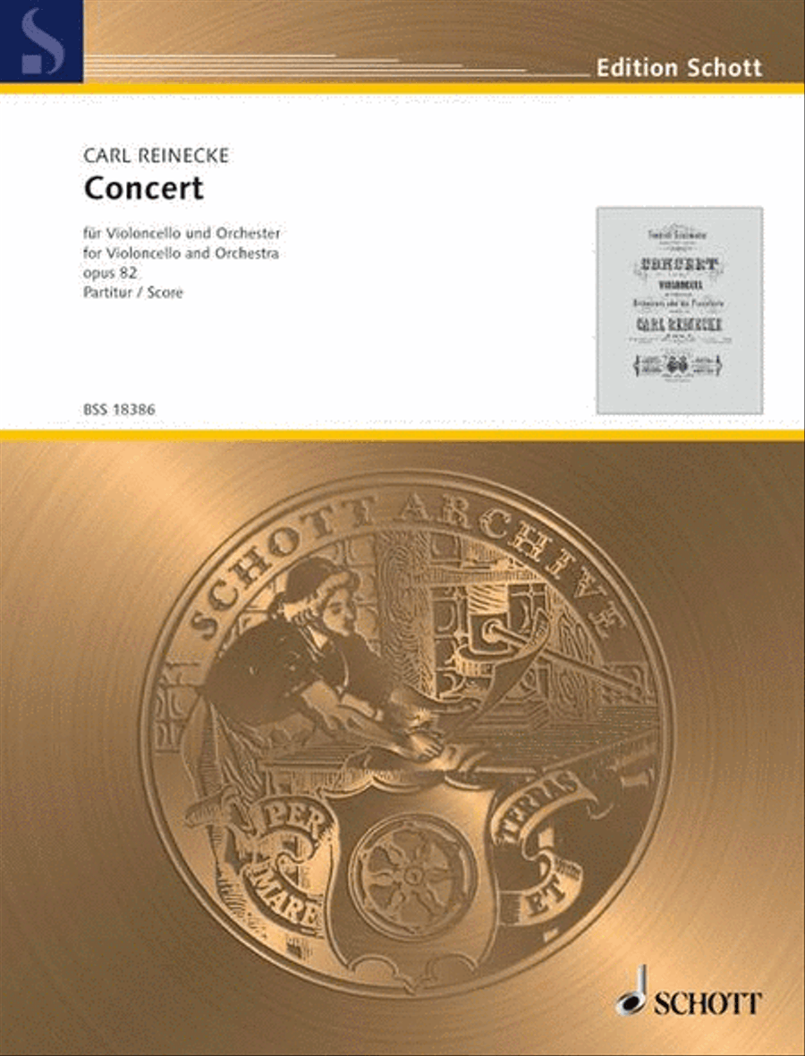 Concert Op. 82 For Cello And Orchestra Score Orchestra scores gallery preview page 1