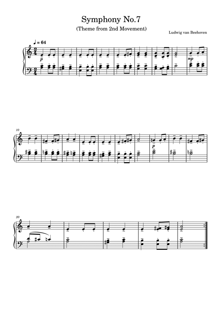 Symphonie Nr.7, 2. Satz image number null