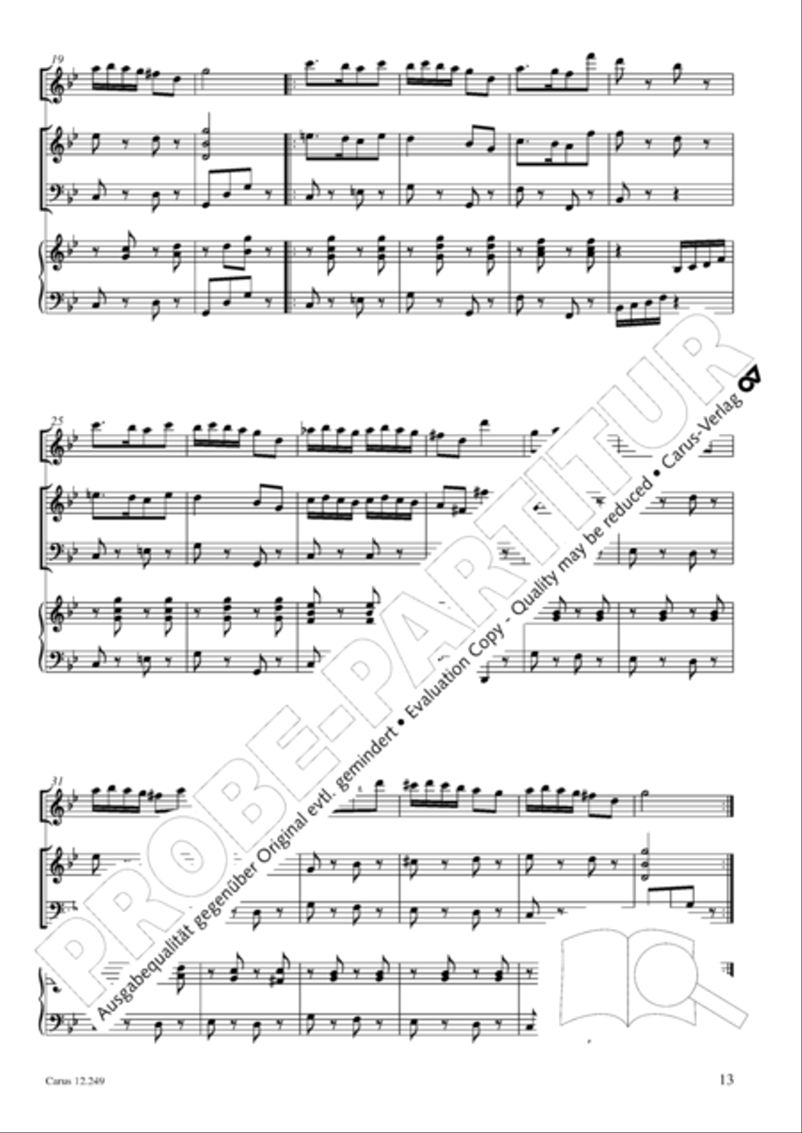 Mause in der Michaelskirche 4-Part scores gallery preview page 14
