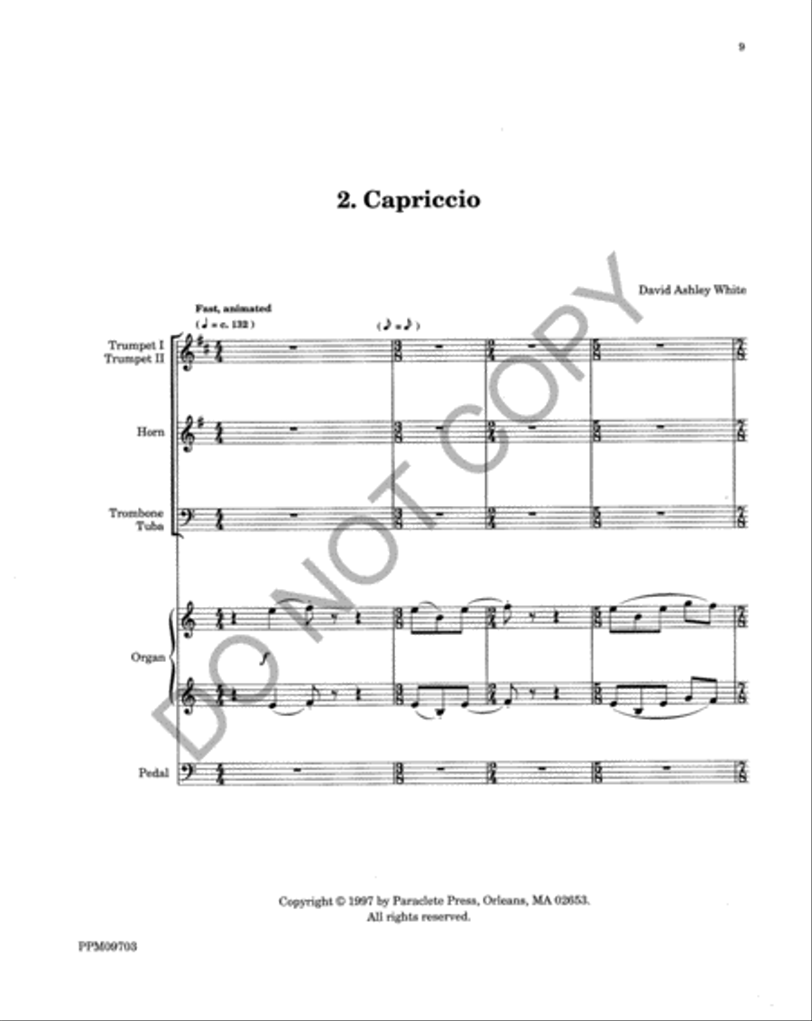 Triptych Choir scores gallery preview page 12