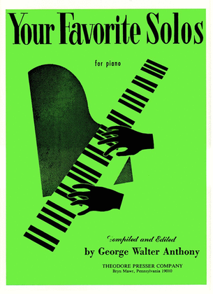Book cover for Your Favorite Solos for Piano
