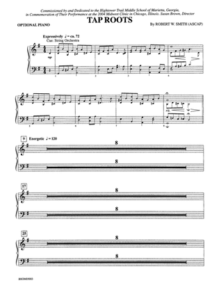 Tap Roots: Piano Accompaniment