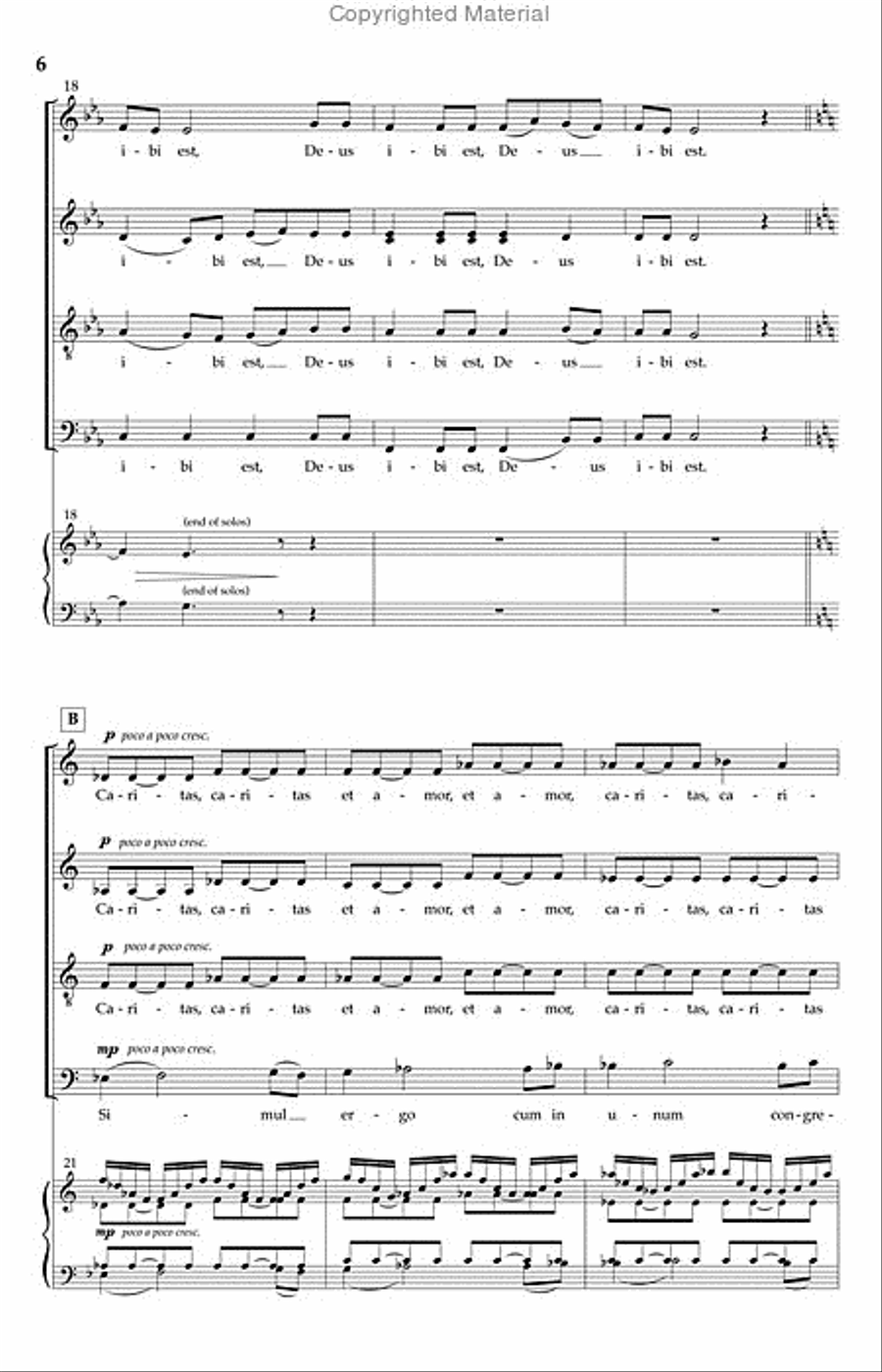 Sacred Heart (Full Score and Instrumental Parts) SSAATTBB scores gallery preview page 2
