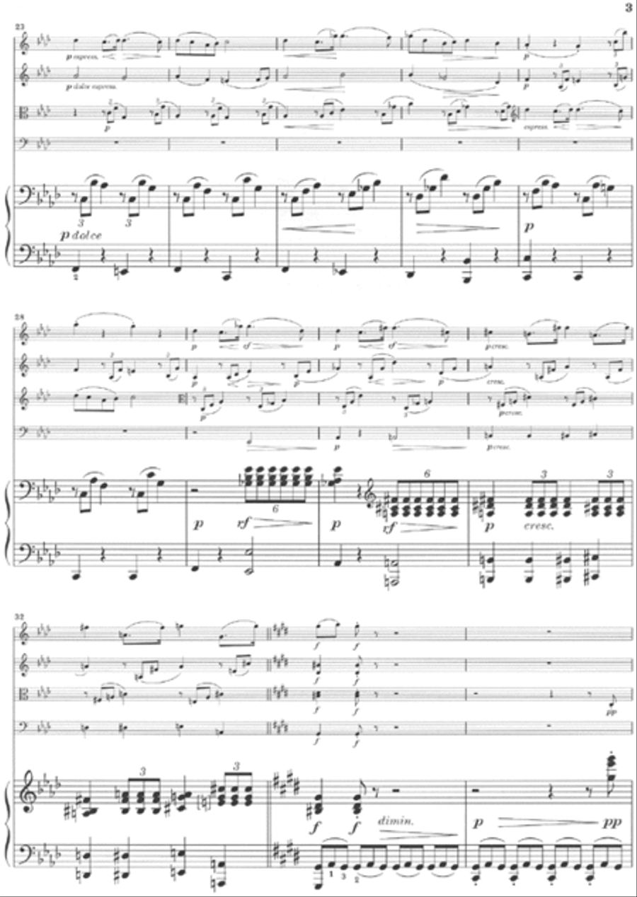 Piano Quintet F minor Op. 34 Piano scores gallery preview page 4