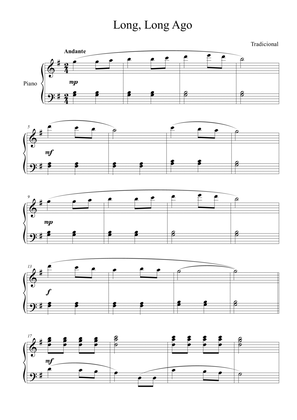 Long, Long Ago - for piano solo (Easy)
