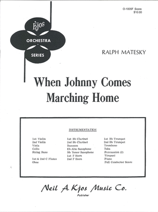 When Johnny Comes Marching Home - Score