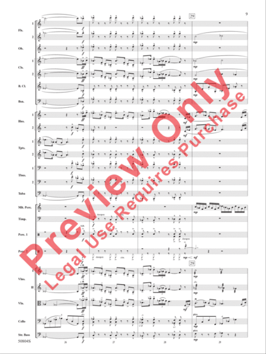 A Childhood Remembered Full Orchestra scores gallery preview page 10