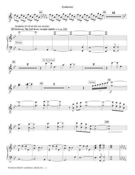 WandaVision! (Choral Medley) (arr. Mark Brymer) - Synthesizer