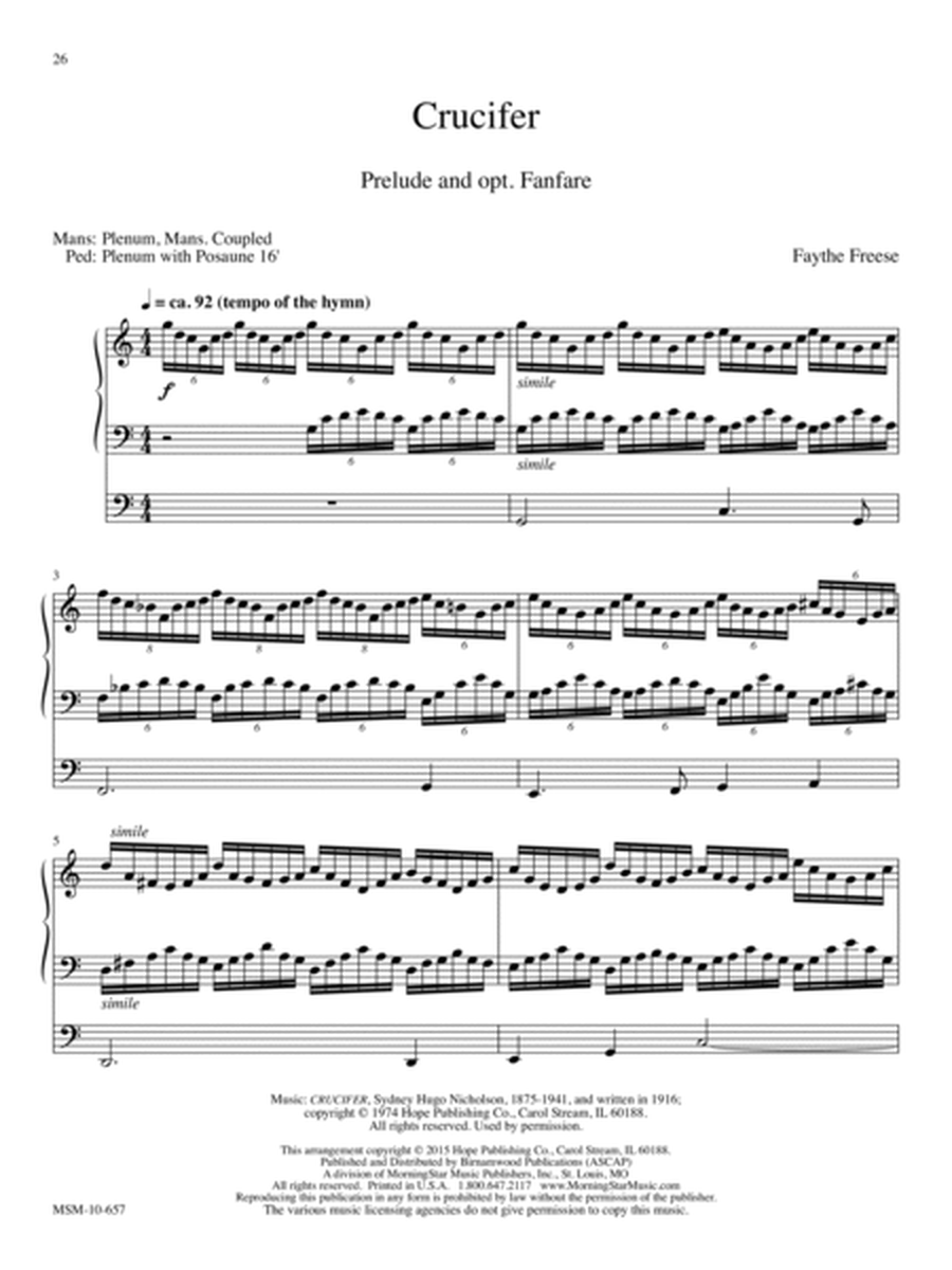 Five Chorale Preludes & Free Hymn Accompaniments image number null