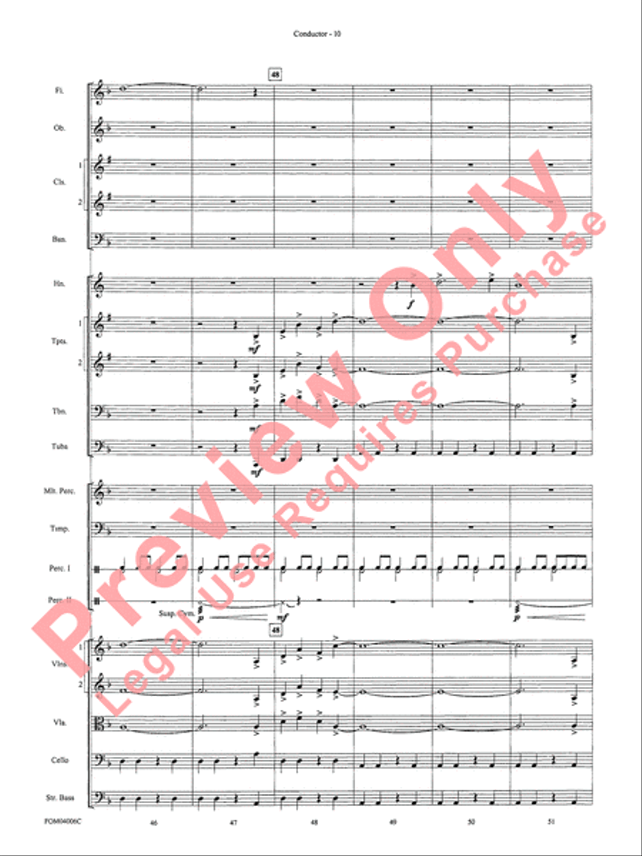 Go West! (Medley) Full Orchestra scores gallery preview page 13