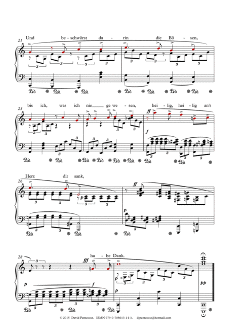 Zueignung (arr. Opus 14) Piano Solo scores gallery preview page 4