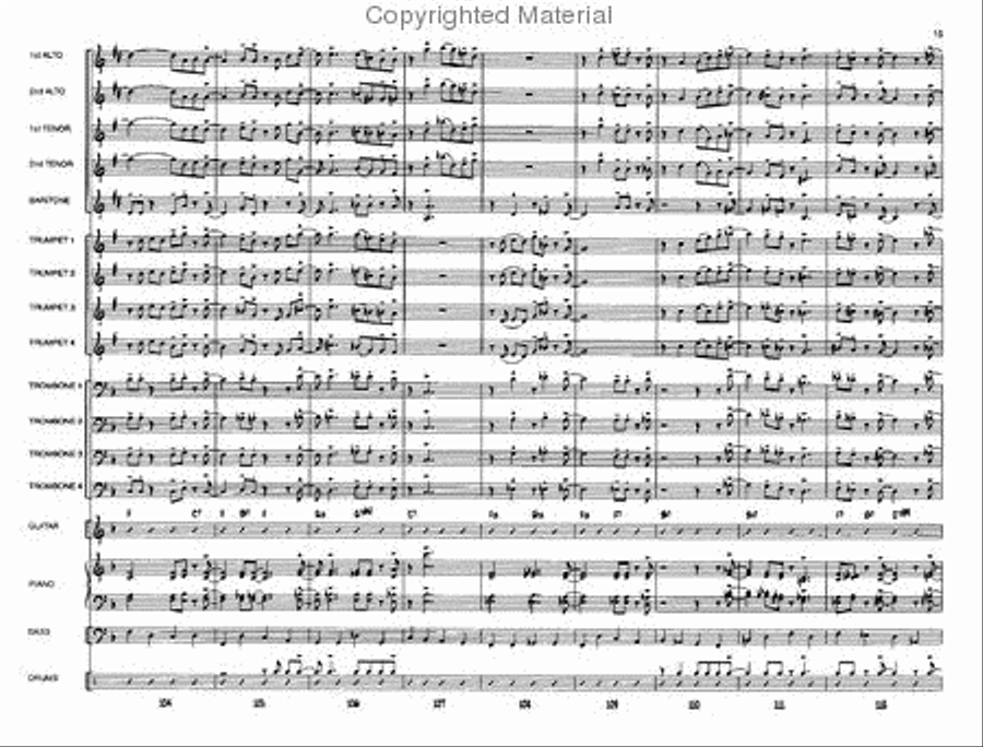 Blues for Buster Jazz Ensemble scores gallery preview page 15