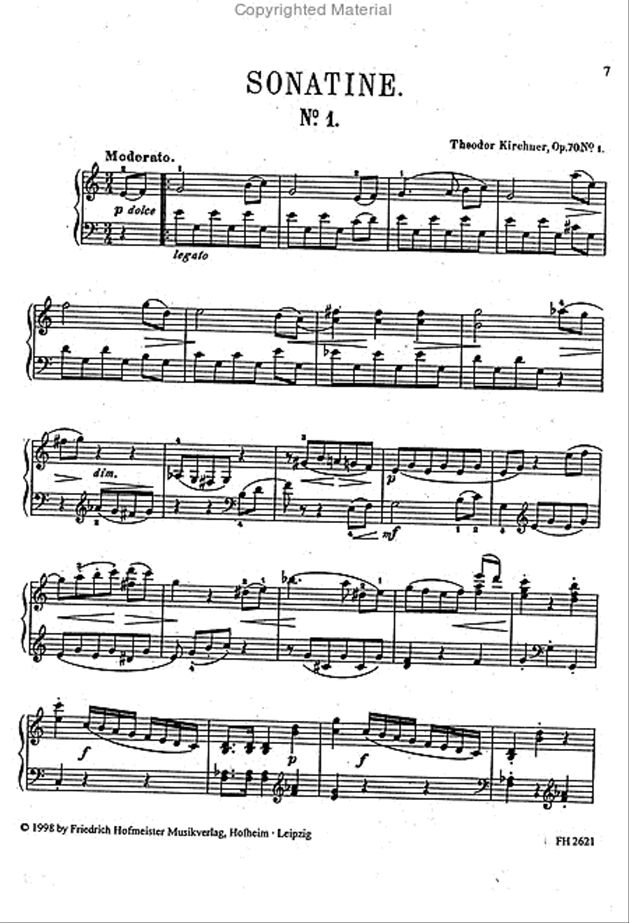 Fünf Sonatinen, op. 70 Piano Solo scores gallery preview page 2