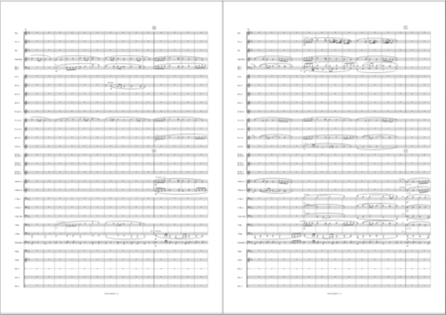 The Danserye Concert Band scores gallery preview page 9