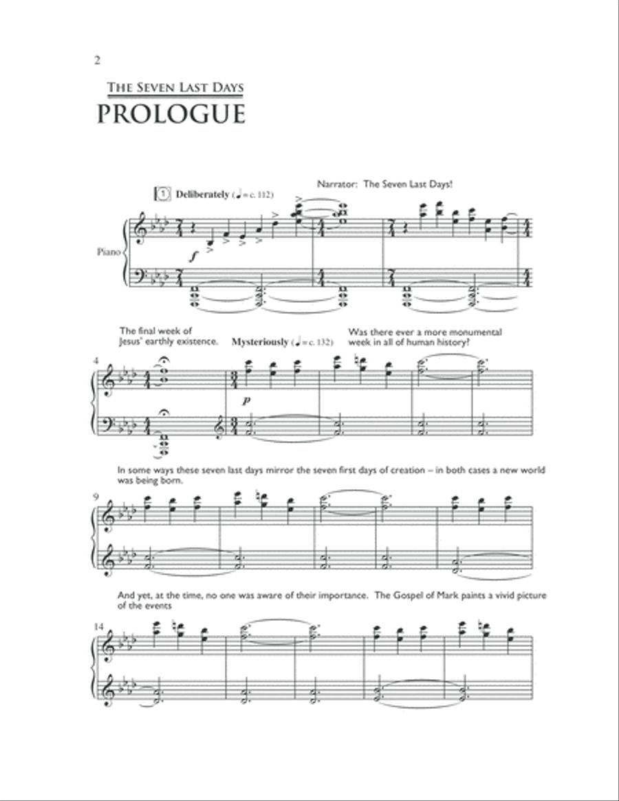 The Seven Last Days 4-Part scores gallery preview page 6