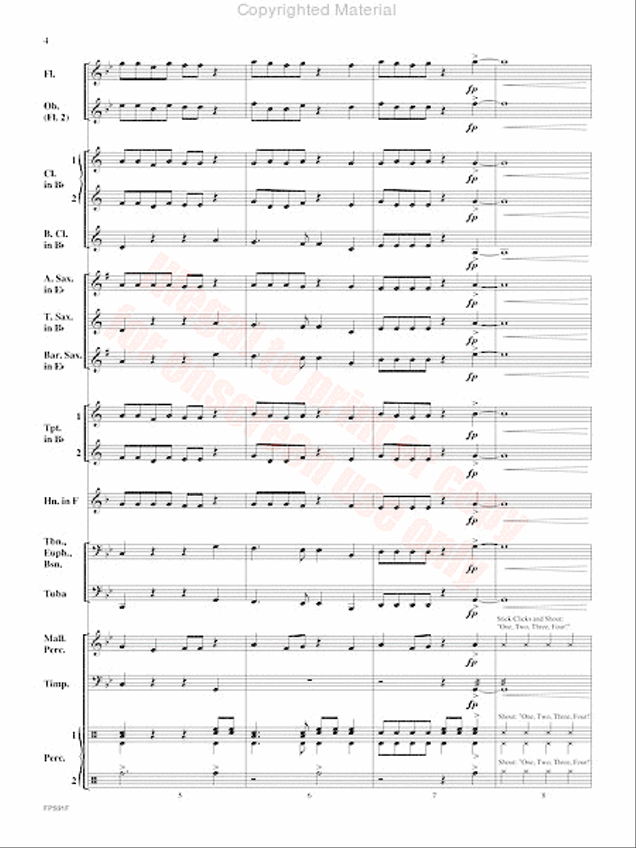 Junk Funk Concert Band scores gallery preview page 5