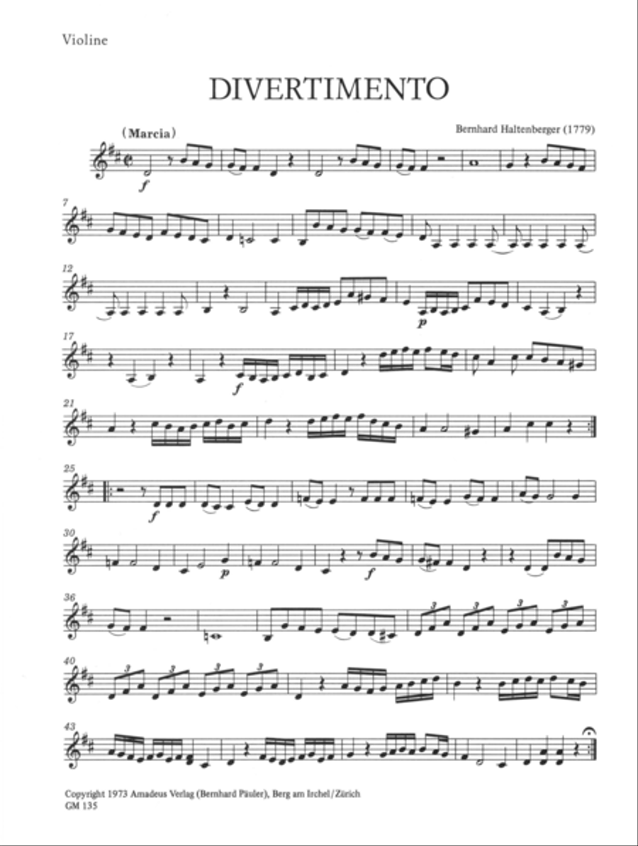 Divertimento Flute scores gallery preview page 2