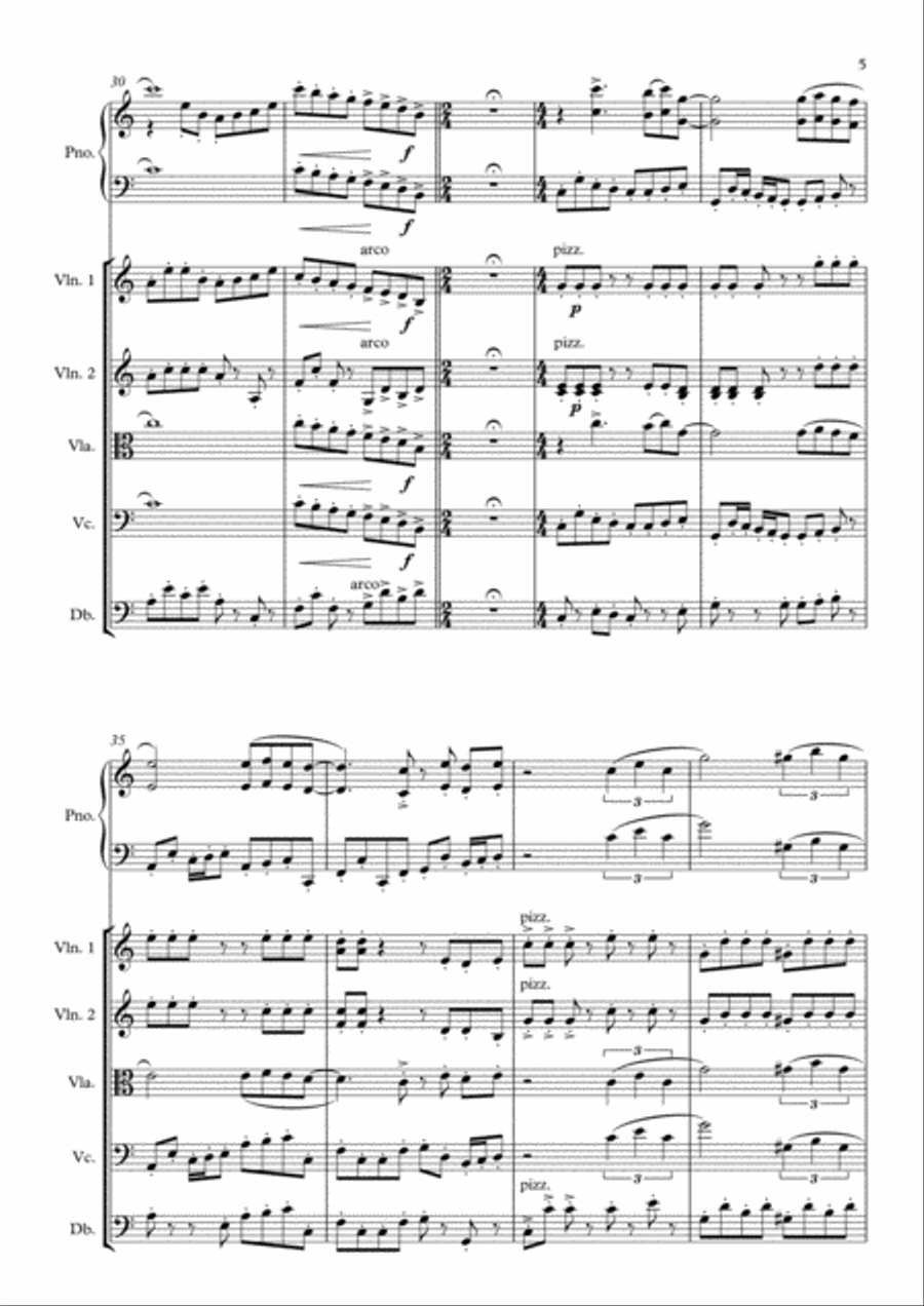 Walk Along The Seine Walk Along The Seine Large Ensemble scores gallery preview page 5