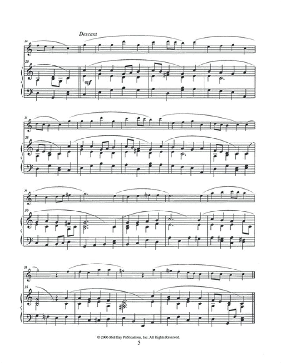 Hymns for Flute and Piano Made Easy Oboe scores gallery preview page 6