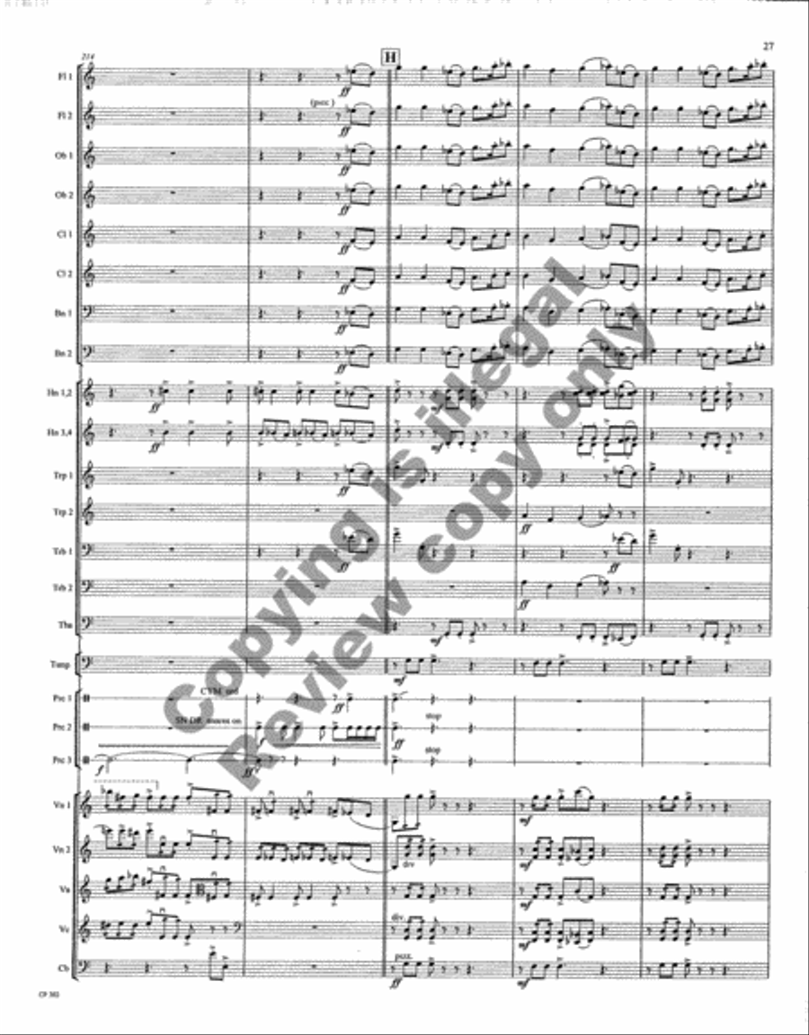 Symphony No. 1 Full Orchestra scores gallery preview page 131