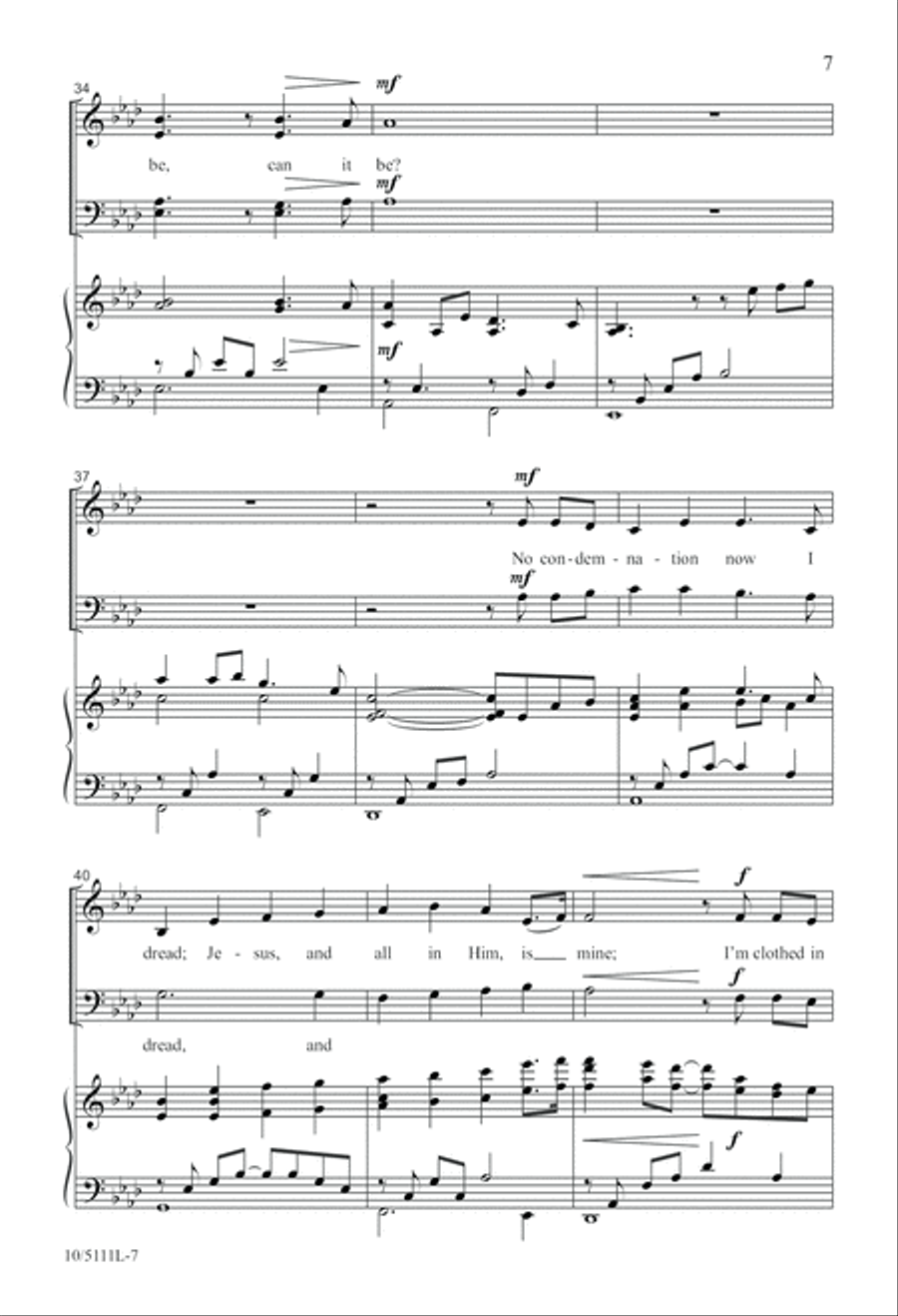 Can it Be? 4-Part scores gallery preview page 7