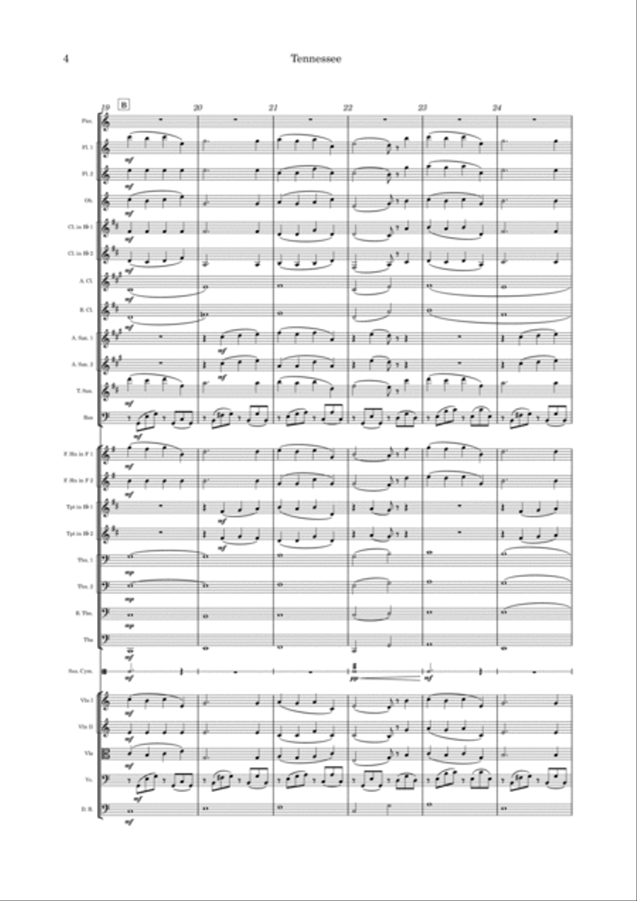 Tennessee Full Orchestra scores gallery preview page 4