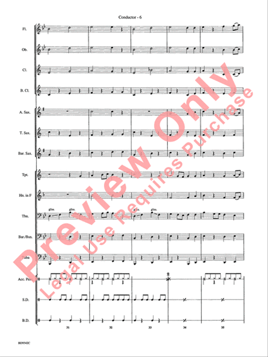 Trombo Mambo Concert Band scores gallery preview page 9
