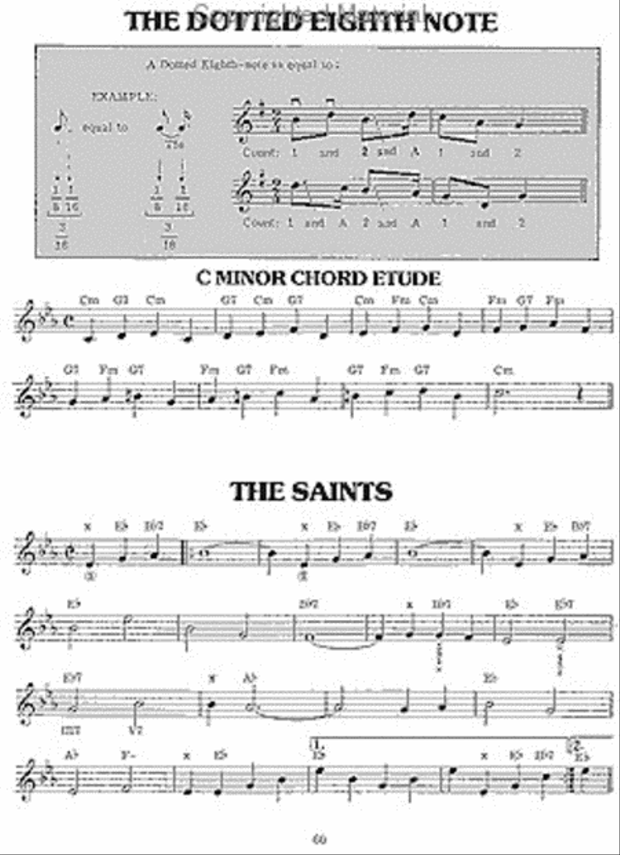 Plectrum Banjo Melody Chord Playing System Banjo scores gallery preview page 4