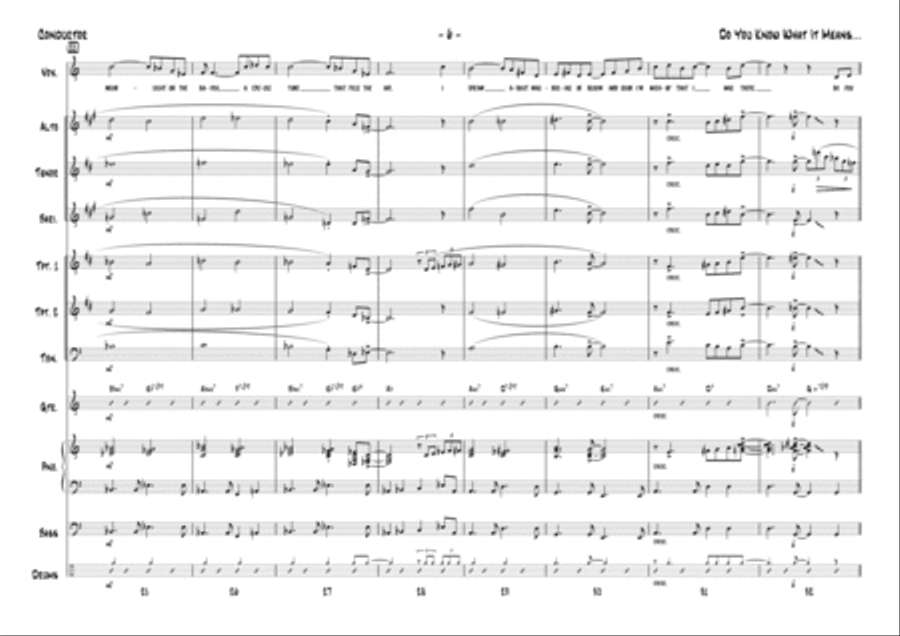 Do You Know What It Means To Miss New Orleans Jazz Ensemble scores gallery preview page 6