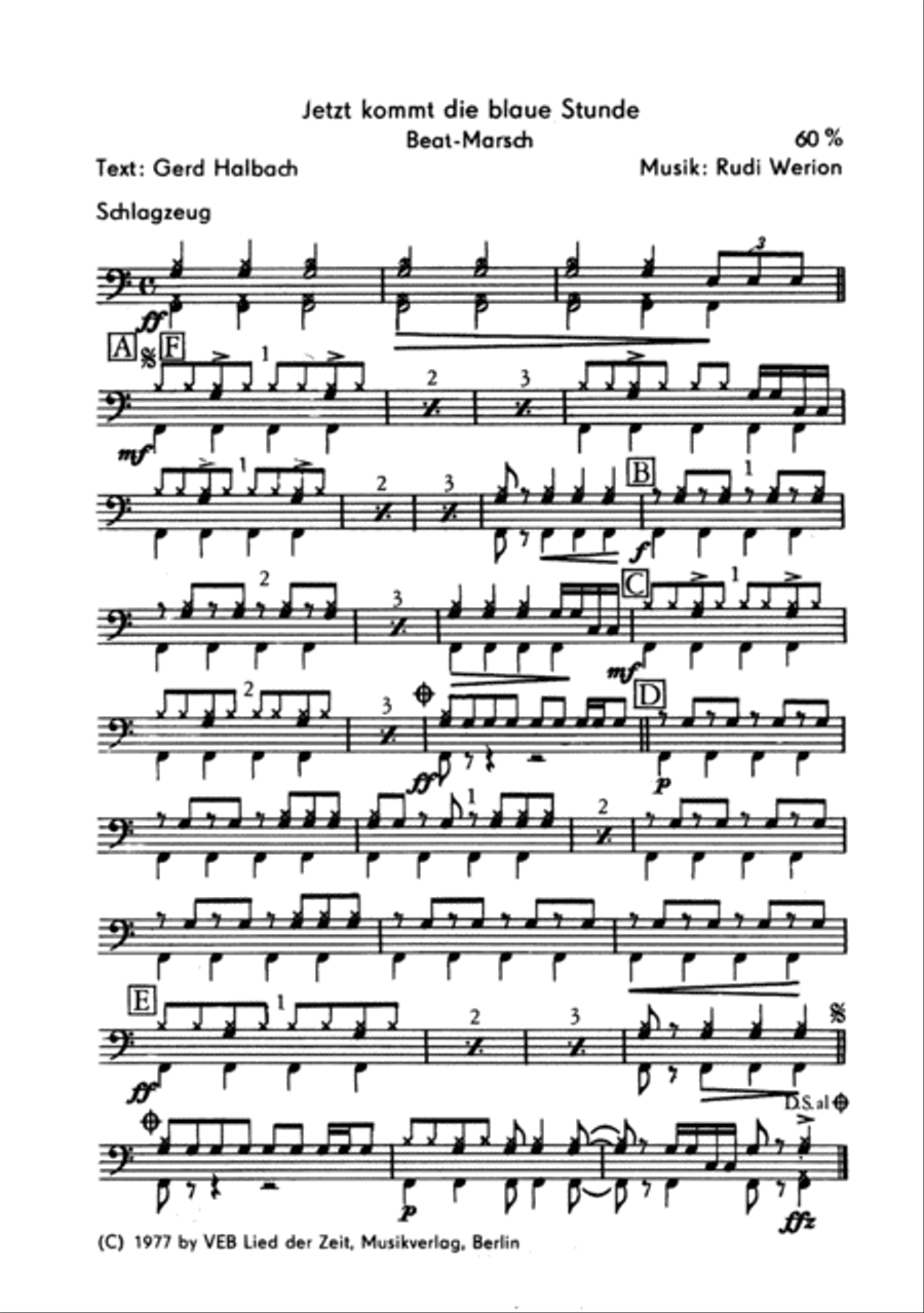 Jetzt kommt die blaue Stunde Clarinet scores gallery preview page 5