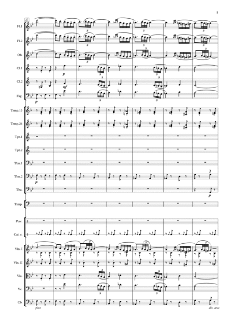 España Cañí - Pasodoble - Espana Cani Full Orchestra scores gallery preview page 5
