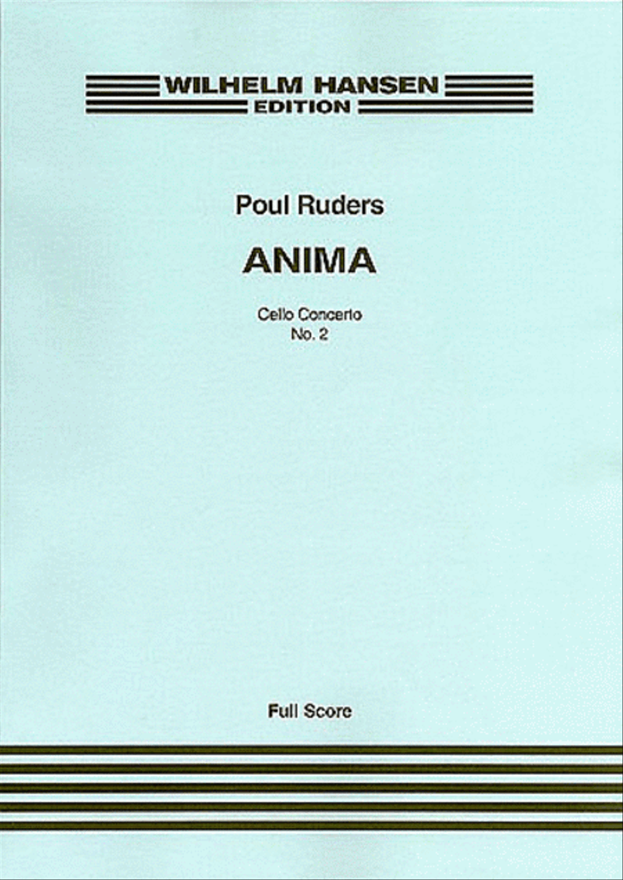 Poul Ruders: Anima - Cello Concerto No.2 Orchestra scores gallery preview page 1