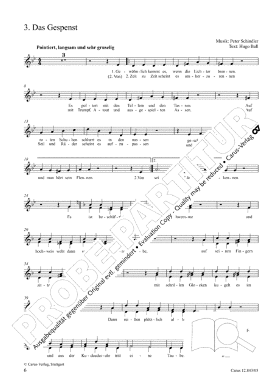 Gruselsongs, Band 1 Gruselsongs, Band 1 Choir scores gallery preview page 7