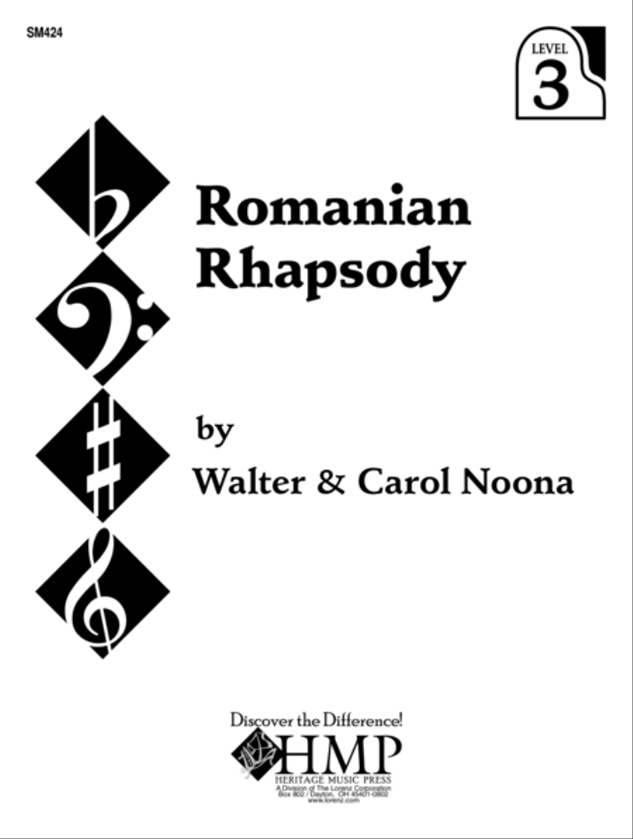 Romanian Rhapsody Piano Duet scores gallery preview page 1