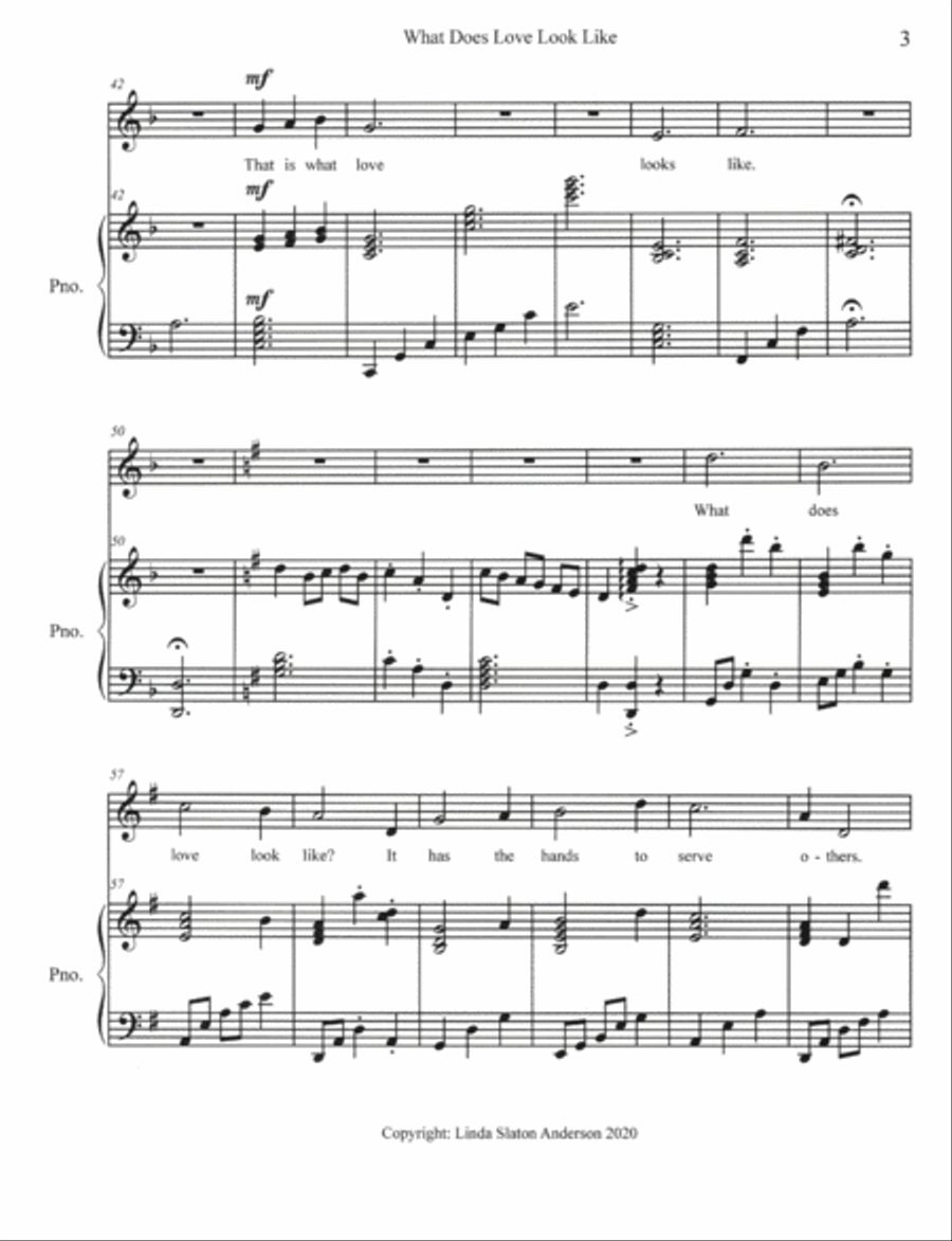 What Does Love Look Like What Does Love Look Like Unison Choir scores gallery preview page 3