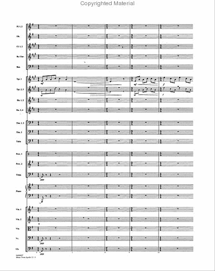 Music from “Apollo 13” Music from “Apollo 13” Full Orchestra scores gallery preview page 3