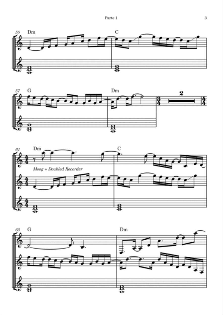 Impressioni Di Settembre (The World Became The World) Piano scores gallery preview page 3
