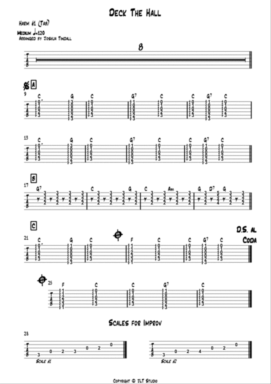 Deck The Halls Jazz Ensemble scores gallery preview page 6