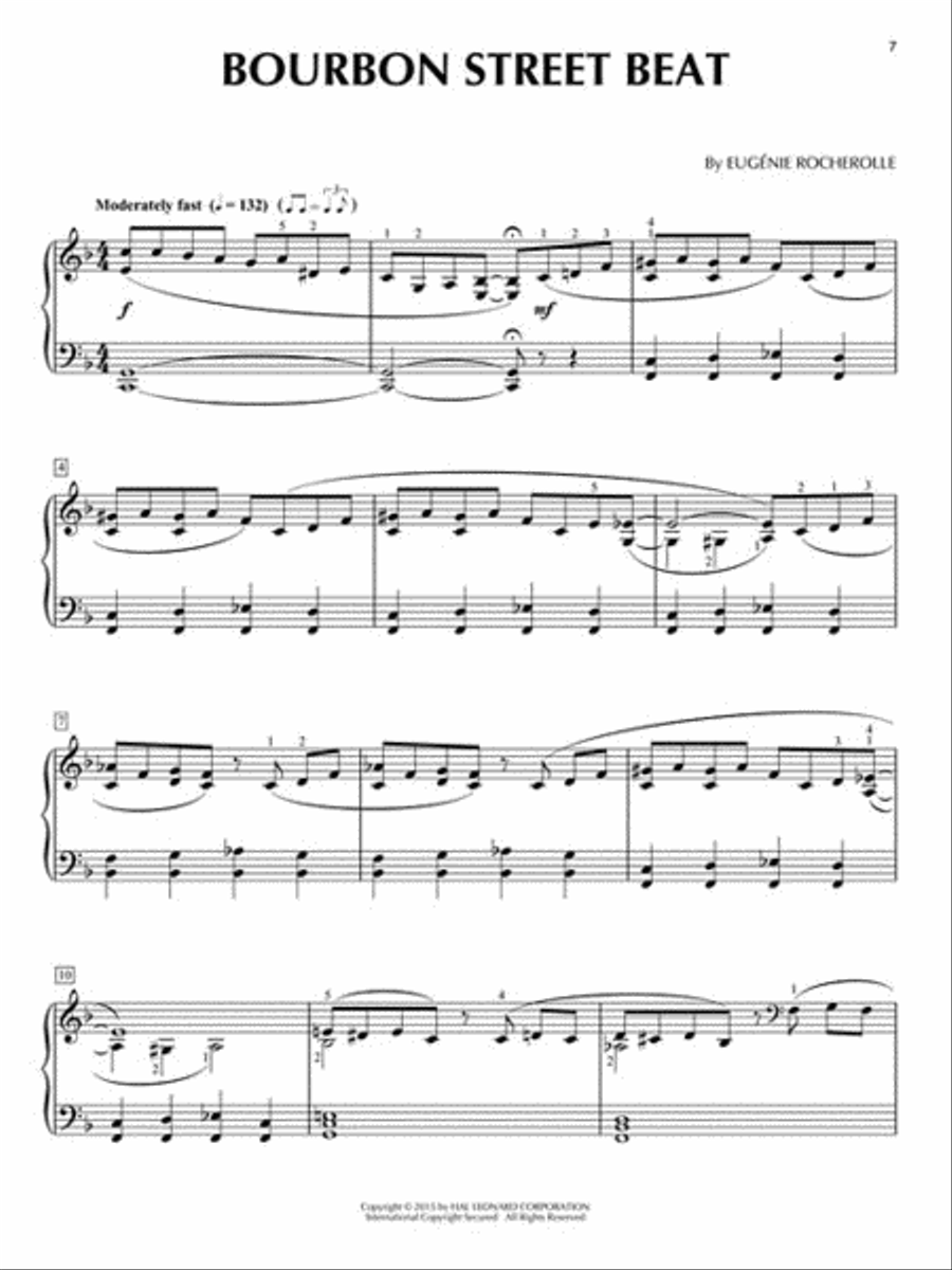 New Orleans Sketches Piano Solo scores gallery preview page 5