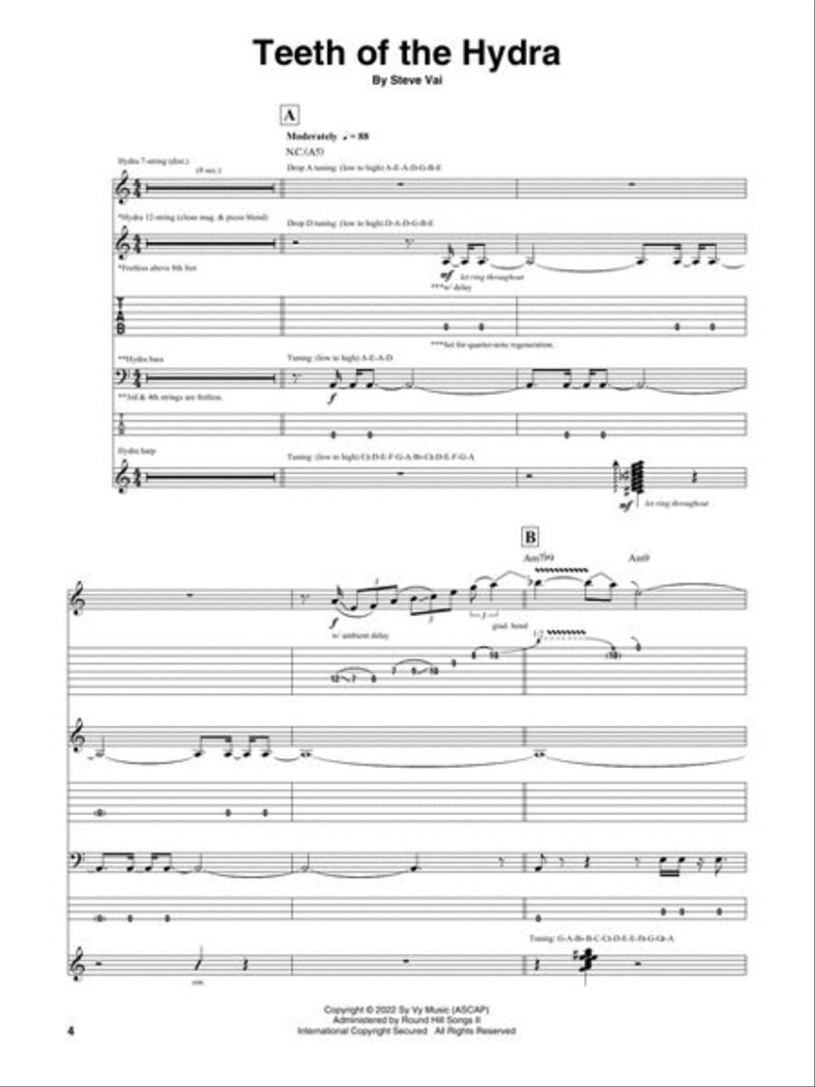 Steve Vai – Inviolate Electric Guitar scores gallery preview page 5