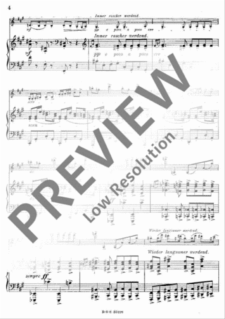 Grillen Violin Solo scores gallery preview page 4