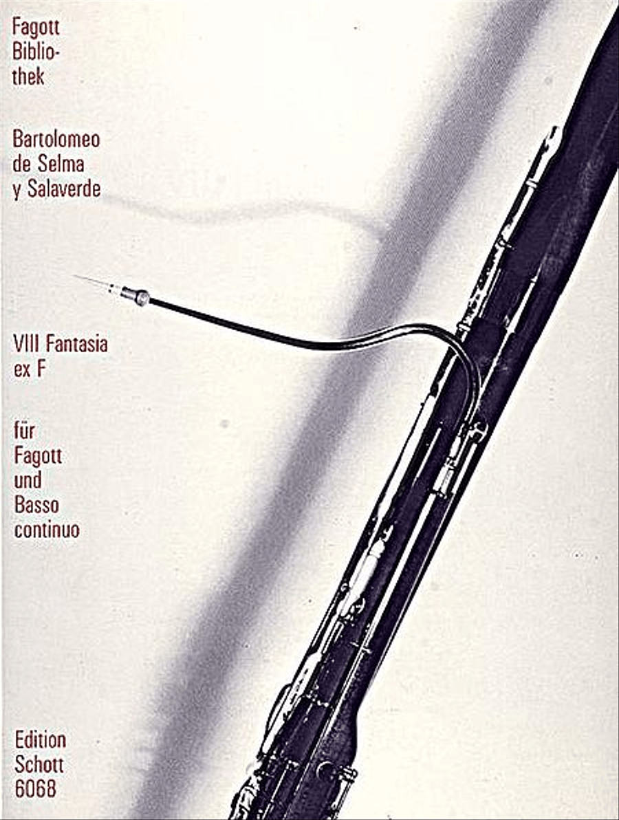 Fantasia No. 8 in F Major Bassoon Solo scores gallery preview page 1
