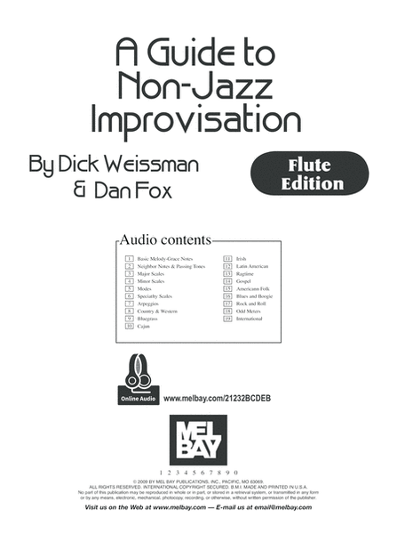 A Guide to Non-Jazz Improvisation: Flute Edition image number null